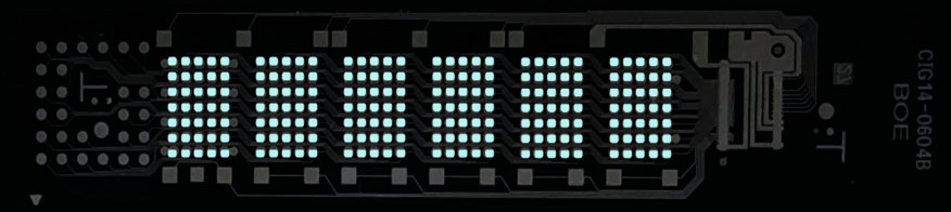 Vacuum fluorescent display