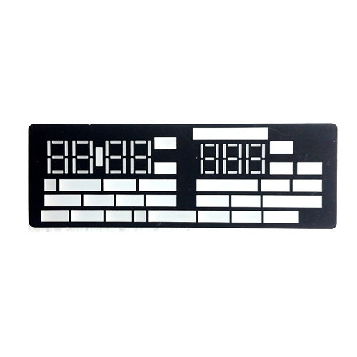 LED display for the oven