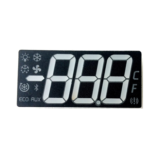 LED display for commercial freezers and temperature controllers