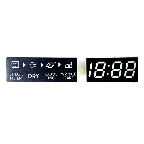 LED display for washing machines